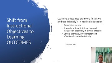 Learning Objectives and Task Analysis Part 1