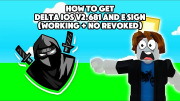 🥷How to get Delta Executor iOS v2.681 & E sign (WORKING)🥷