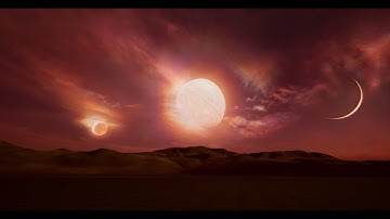 Skydome - 16K - Alien Sunset Sky | HDRI | UNREAL |