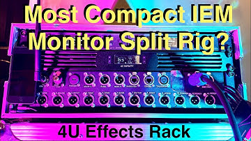 Most Compact IEM Monitor Split Rig?