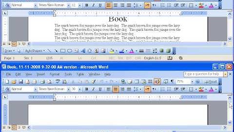MS Word 2003 Part 2) File Menu in Dari / Farsi Omar Akbari
