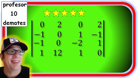 Cálculo del DETERMINANTE DE UNA MATRIZ 4x4 🔥 Trucos 🌟 [ Bachillerato Universidad ]