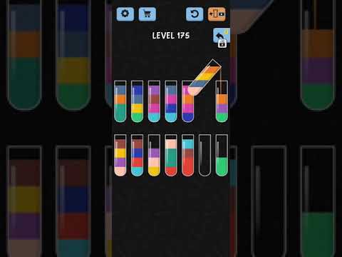 Water Color Sort Level 175 WalkThrough Solution Gameplay