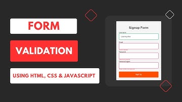 Form Validation using JavaScript