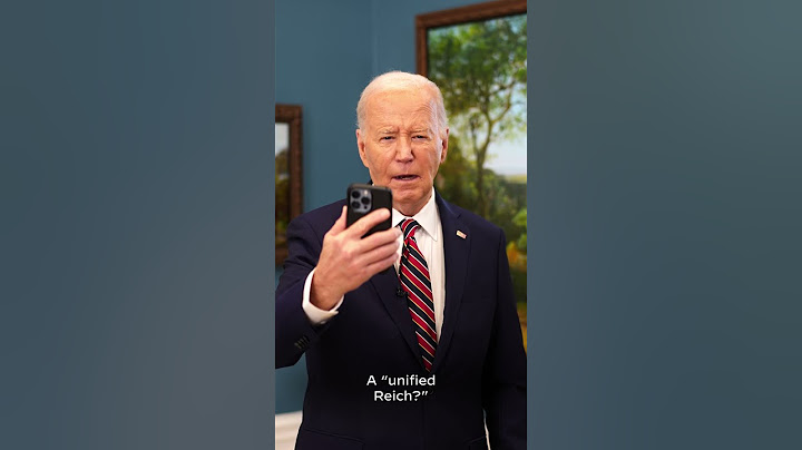 President Biden Reacts to Trump's "Unified Reich" Ad