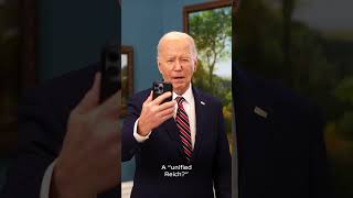 President Biden Reacts to Trump's "Unified Reich" Ad
