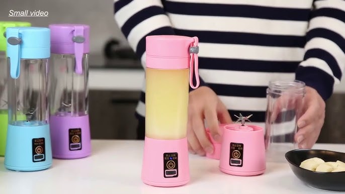 Youloveit Portable Blender Juicer Cup USB Juicer Blender 380ml Water Bottle Juicer Machine Mini Travel Personal Blender Baby Food Mixing Machine USB