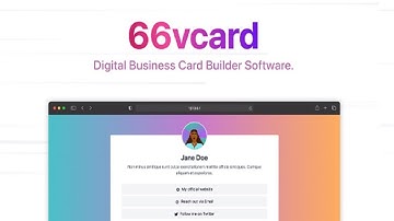 66vcard Digital Business Card Builder SAAS