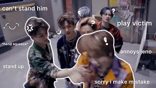 haechan scared of jeno (?)