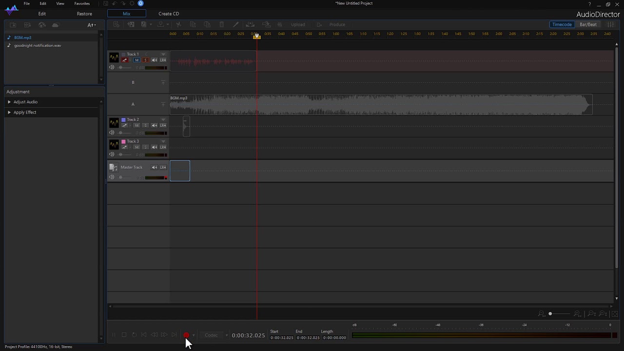 AudioDirector - Track Alternative | CyberLink