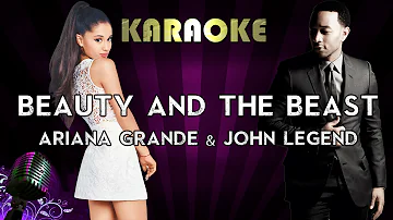 Ariana Grande, John Legend - Beauty and the Beast (Karaoke Instrumental) | Higher Key Version