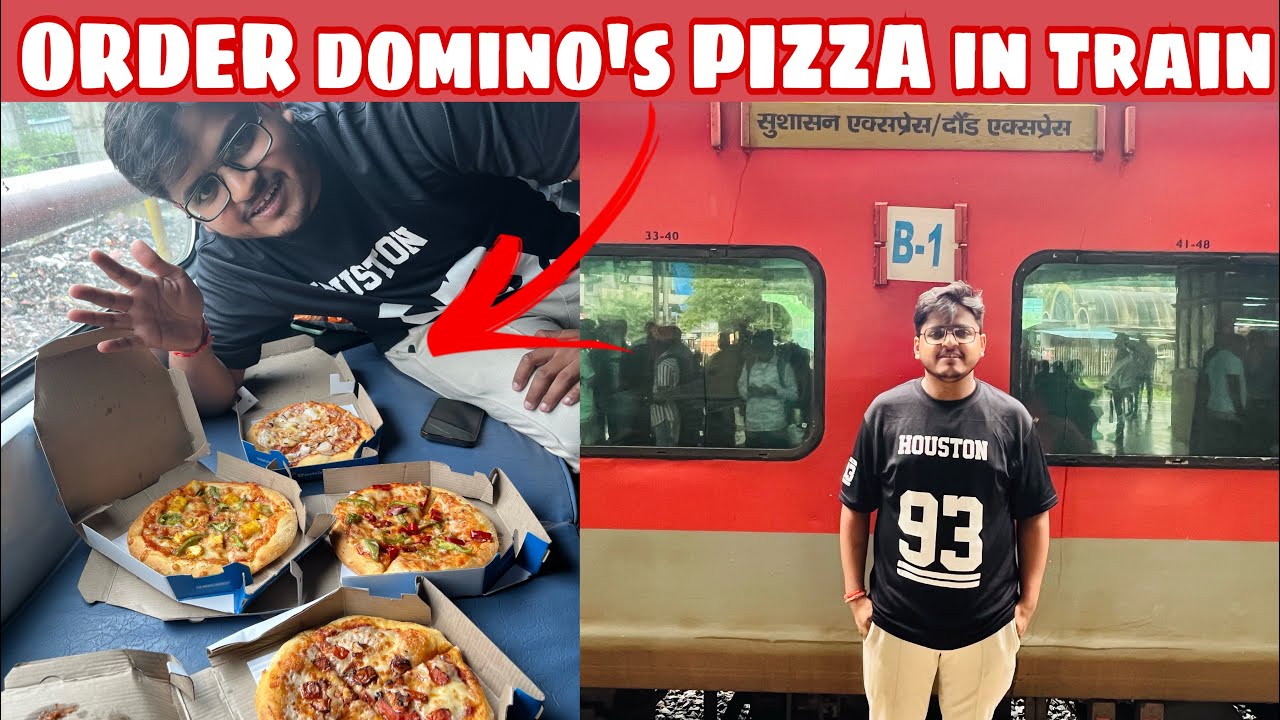GWALIOR DAUND SUPERFAST EXPRESS JOURNEY 22194 || GWALIOR TO PUNE BY TRAIN || DOMINO'S PIZZA IN TRAIN