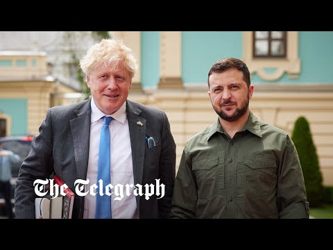 Boris Johnson meets Volodymyr Zelensky on surprise Kyiv visit for the second time