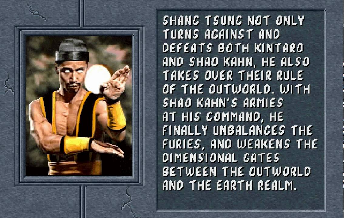 Ending for Mortal Kombat 2 (Arcade)