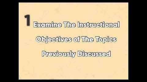 Steps in Developing Assessment Tools