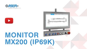 Exploring ASEM MX200 Stainless Steel Arm Mounting Industrial Monitors IP69K