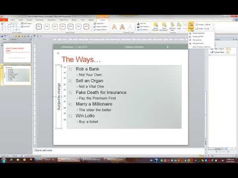 Microsoft PowerPoint 2010 Video 27 Text Boxes