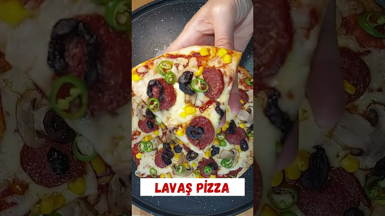 LAVAŞ PİZZA ???? LAVASH PIZZA RECIPE ???? KOLAY TARİFİ NASIL YAPILIR?✅10 DAKİKADA HAMURSUZ YAPIMI???? #shorts