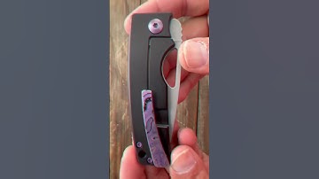 Awesome Titanium Frame Lock Knife! #shorts #youtubeshorts #edc