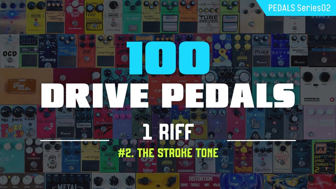 100 Drive Pedals, 1 Riff｜Drive Pedal Shootout (Part 2)