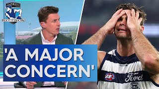 Why Lloydy believes Tom Hawkins is becoming a massive concern for the Cats  Sunday Footy Show