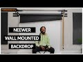 My Backdrop Setup | Neewer Wall Mounted Background