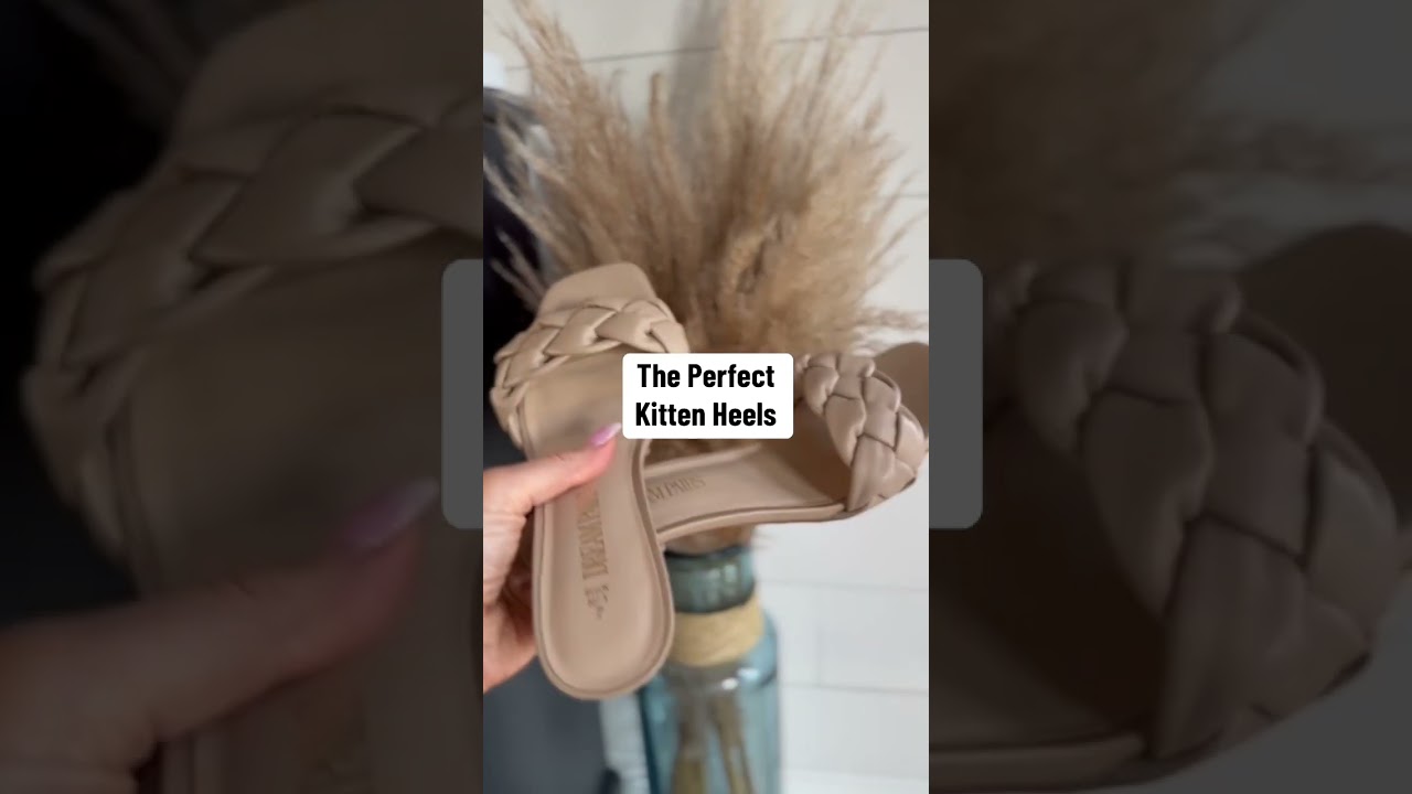 The perfect kitten heels! 👠 