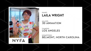 NYFA x The College Tour · LAILA WRIGHT