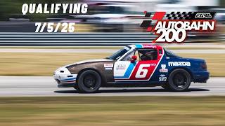 Qualifying FARA @ Autobahn Country Club 7/5/25 Pro Spec Miata