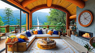 Smooth Jazz Music at Cozy Spring Porch Ambience ☕ Gentle And Crackling Fireplace  For To Relax Sleep by Jazz Everyday 403 views 4 weeks ago 3 hours, 24 minutes