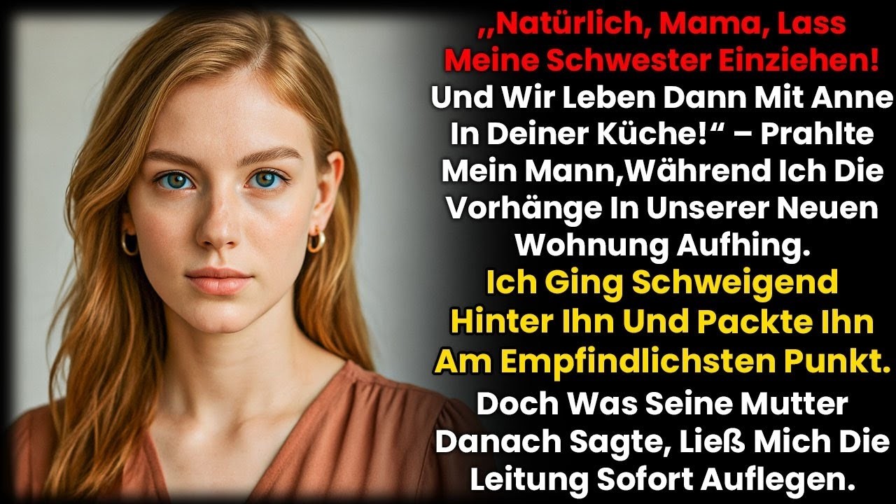 „Meine Schwester zieht zu uns, und wir sollen in Mamas Küche leben!“ Da packte ich meinen Mann und …