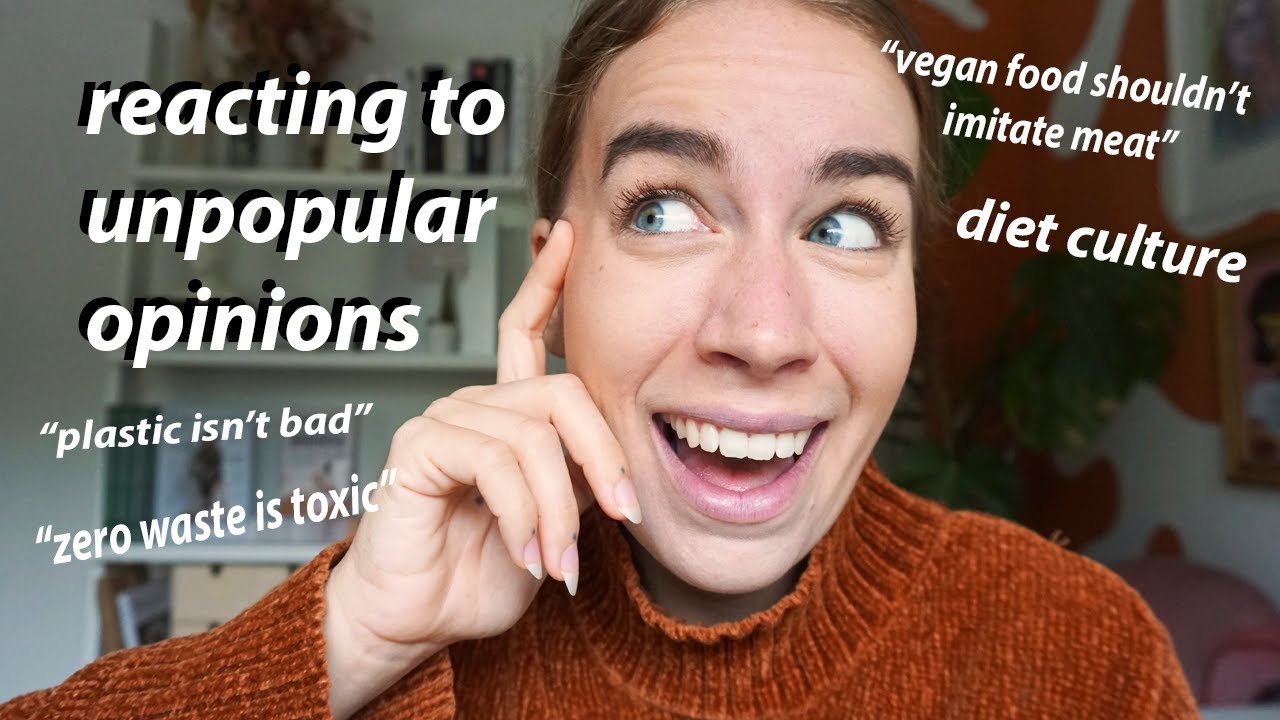 reacting to sustainability hot takes // unpopular opinions about zero waste, veganism etc
