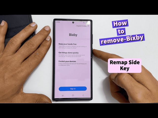 How to remove Bixby from Power Button on Samsung Galaxy Phone class=