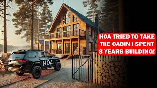 I spent 8 years building a remote lakeside cabin—then a nearby HOA tried to take it from me!