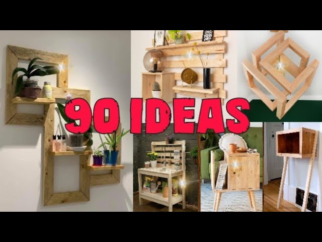 Increibles +200 Ideas de madera para el Hogar que puedes hacer y  vender,Genera Ingresos ▶️💸 