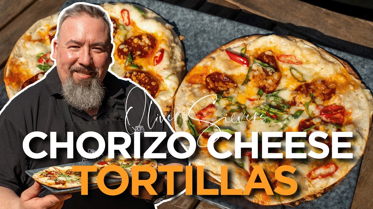 CHORIZO CHEESE TORTILLAS – Würzig, käsig & mega gut 🤤🔥