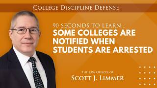 Some Colleges Are Notified When Students Are Arrested