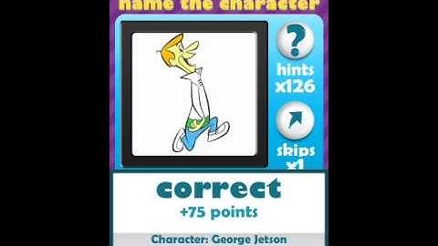 Quiz Craze Characters (QC Character) Answers - Main Game: Level Sixteen