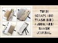 Turn scraps and trash into a junk/smash/art journal - the tall journal - part 1