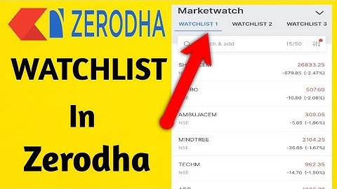 Watchlist in Zerodha || Customize Market Watch in Zerodha Kite app || (ଓଡ଼ିଆ )