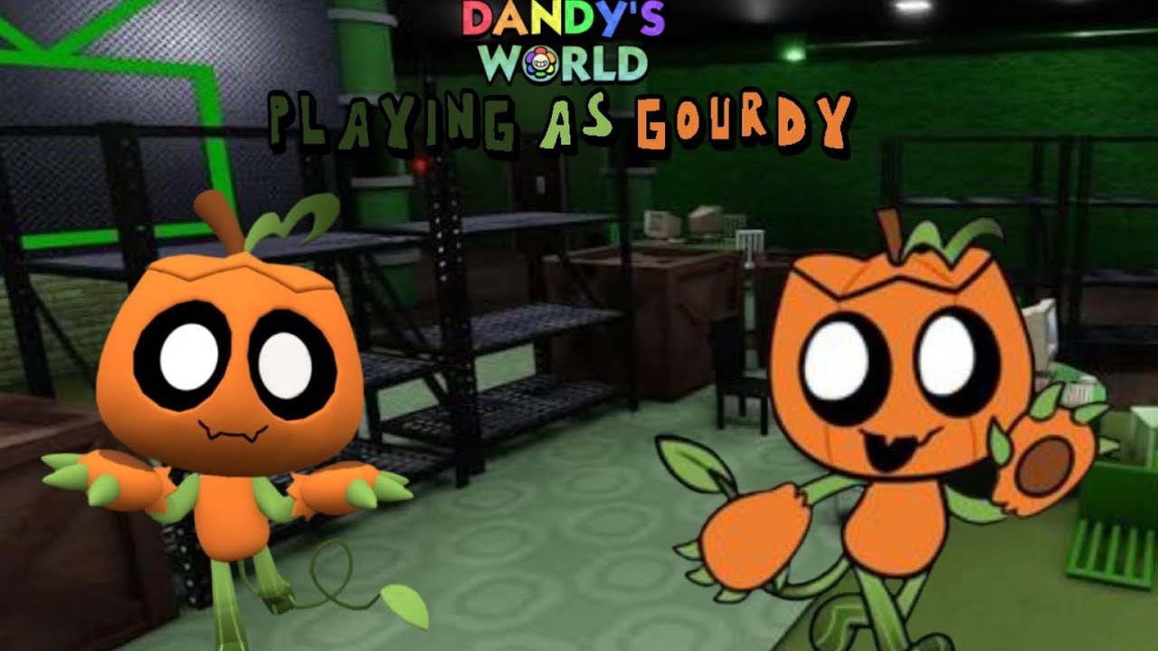 Playing As Gourdy In Dandy's World - YouTube