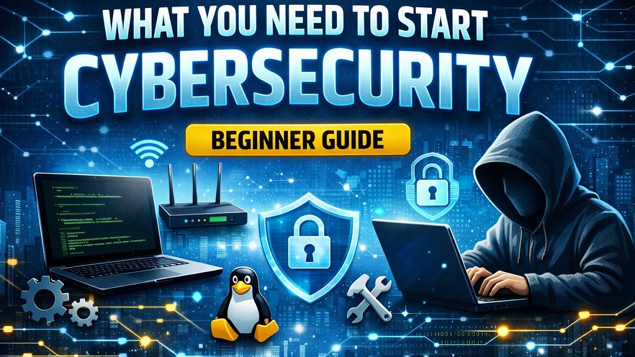 ⁣How to Start Cybersecurity in 2026 (Beginner Full Guide) 🔐