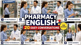 English at the Pharmacy 💊 | 20 Real-Life Beginner Conversations | Easy English Speaking Practice