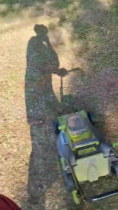 2,500 buck riyobi electric lawn mower back in action
