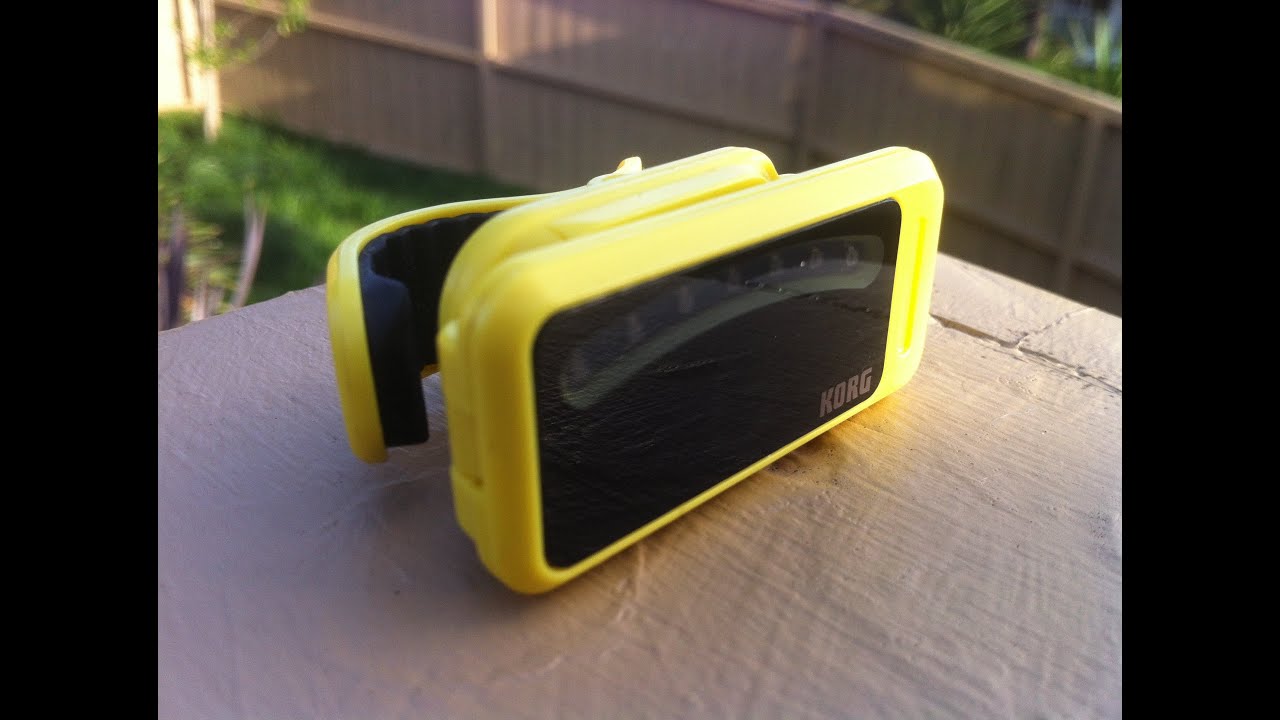 How To Use A Korg Pc 1 Pitchclip Tuner Any Tuner Youtube