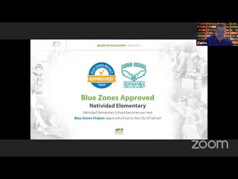 Natividad Elementary School Becomes Third School in City of Salinas to be Blue Zones Approved