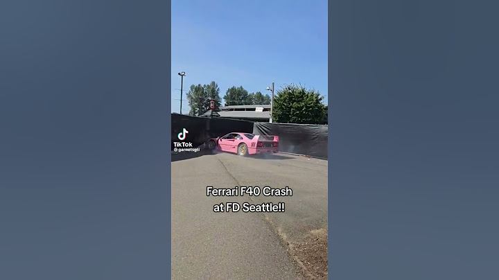 #f40 #crash #ferrari #ferrarif40 #f40crash #pinkf40 #pink #supercar #hypercar #exotic #rare #love