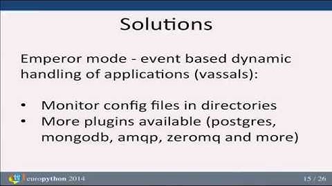 Max Tepkeev - How we switched our 800+ projects from Apache to uWSGI