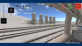 Train and rail yard Simulator - A journey on the &quot;GG1&quot; train as a passenger / călătorie cu trenul..