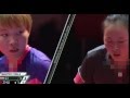 Penholder beats No.3 World China player table Tennis open 2015 Li Jiao vs Zhu Yuling (in Sandai)